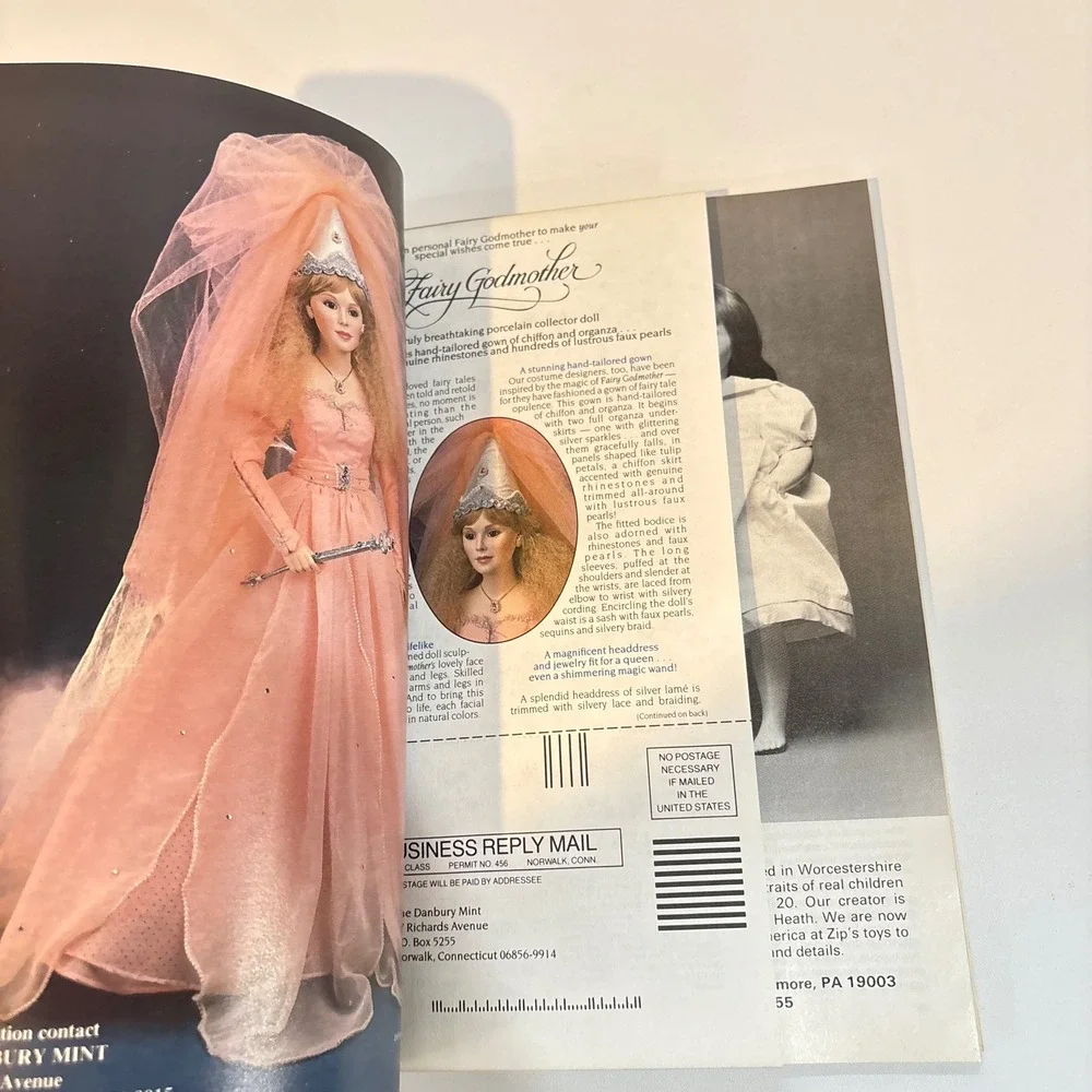 Vintage Doll Reader Magazine April 1988 Barbie Steiner Mechanical Dolls Patterns